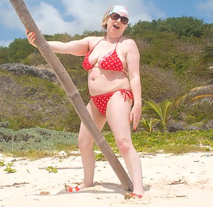 Hi Guys, Another set from my holiday in Barbados, on the beach in my red bikini, not much else to say really, enjoy the